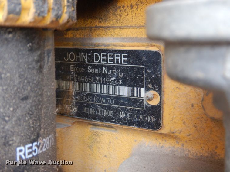 image for item DG8725 2007 John Deere 544J  wheel loader