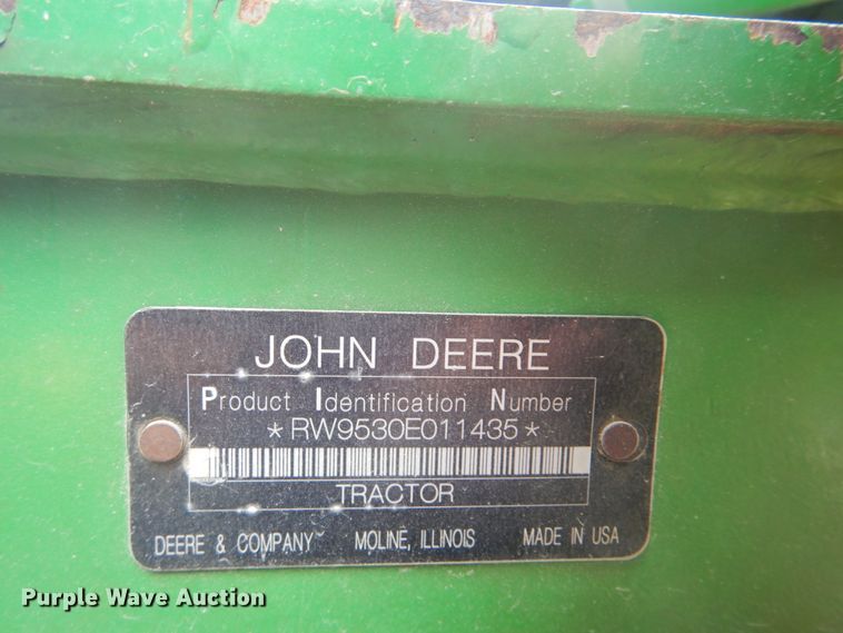 image for item DG8728 2009 John Deere 9530  Scraper Special 4WD tractor