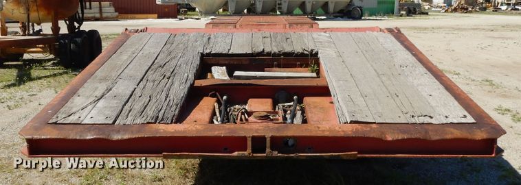 image for item DE5657 1985 Load King lowboy equipment trailer