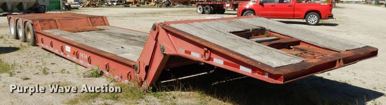 image for item DE5657 1985 Load King lowboy equipment trailer