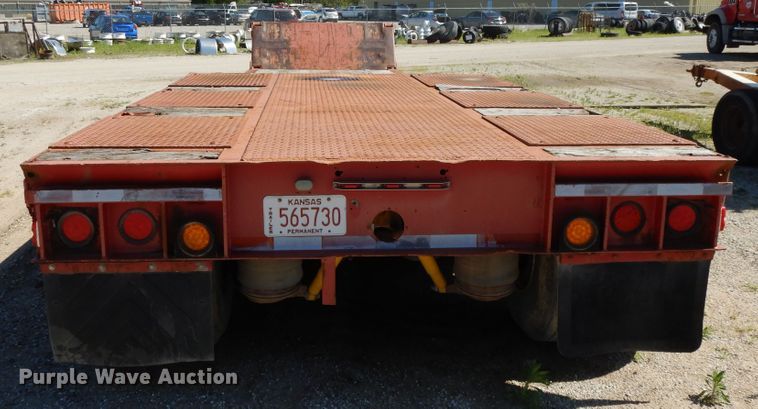 image for item DE5657 1985 Load King lowboy equipment trailer