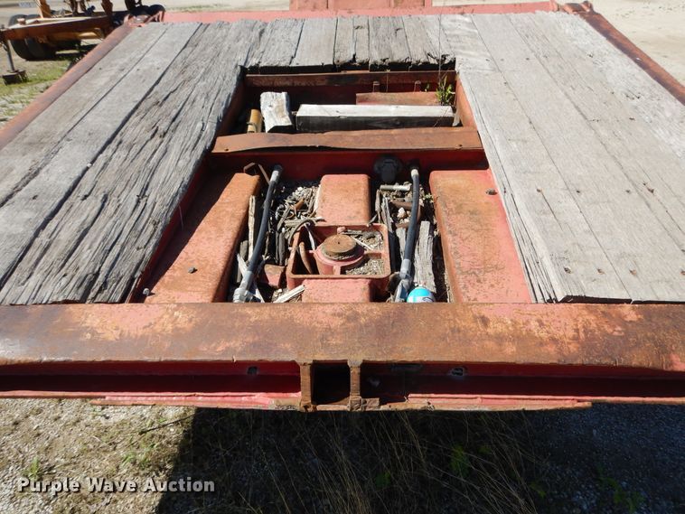 image for item DE5657 1985 Load King lowboy equipment trailer