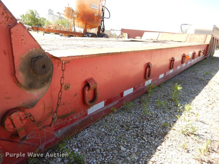 image for item DE5657 1985 Load King lowboy equipment trailer