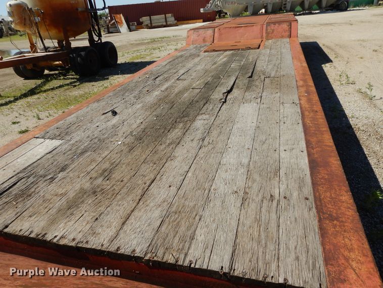 image for item DE5657 1985 Load King lowboy equipment trailer