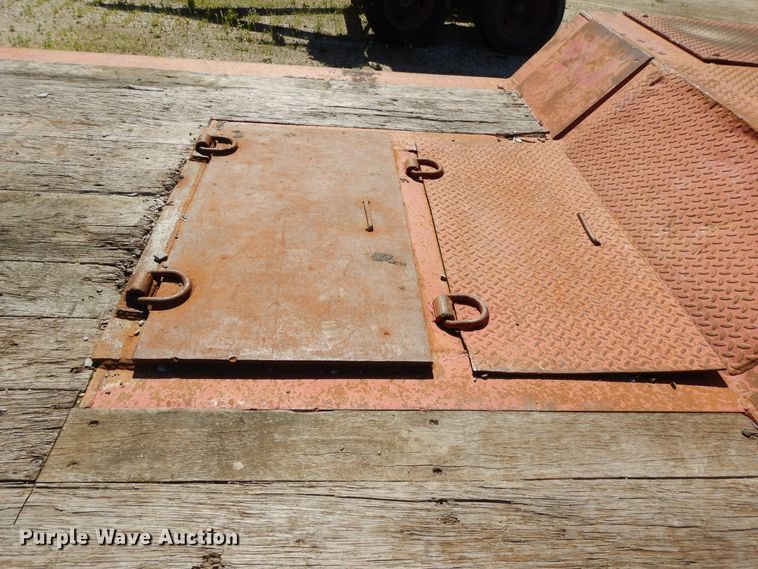 image for item DE5657 1985 Load King lowboy equipment trailer