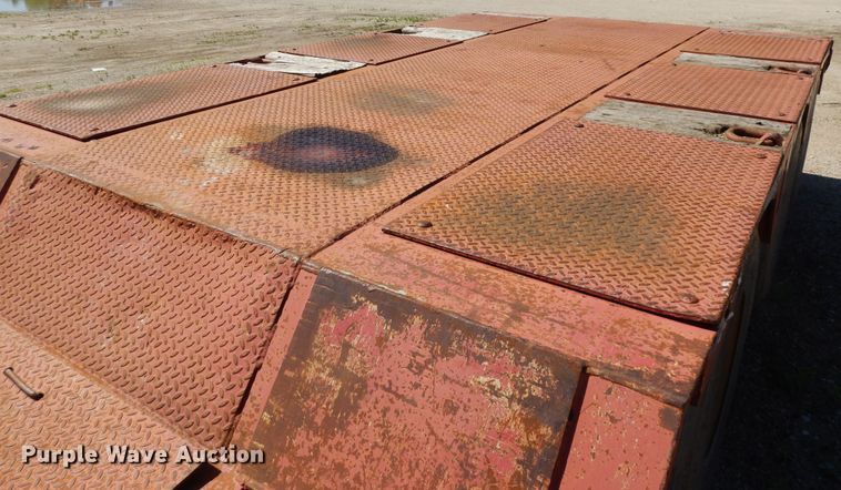 image for item DE5657 1985 Load King lowboy equipment trailer