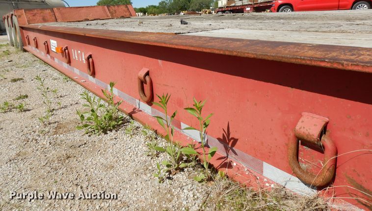 image for item DE5657 1985 Load King lowboy equipment trailer