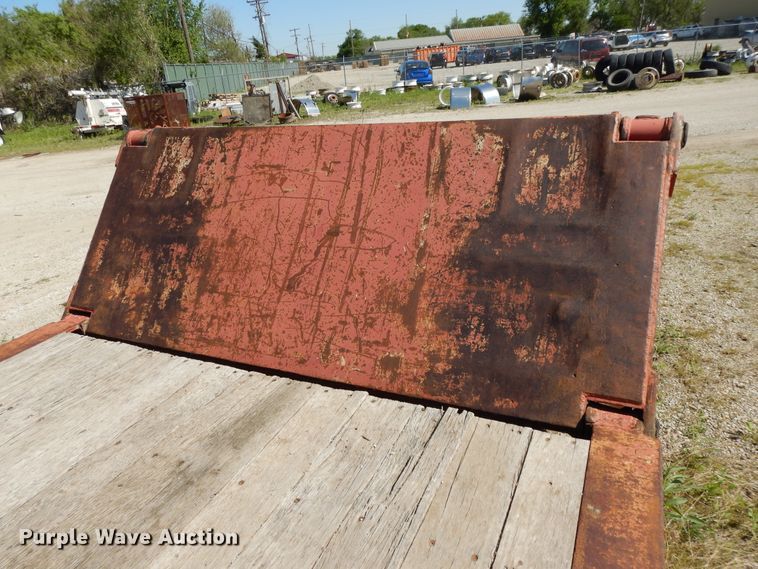 image for item DE5657 1985 Load King lowboy equipment trailer