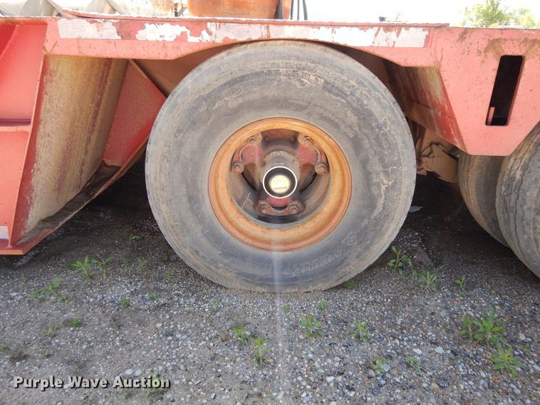 image for item DE5657 1985 Load King lowboy equipment trailer
