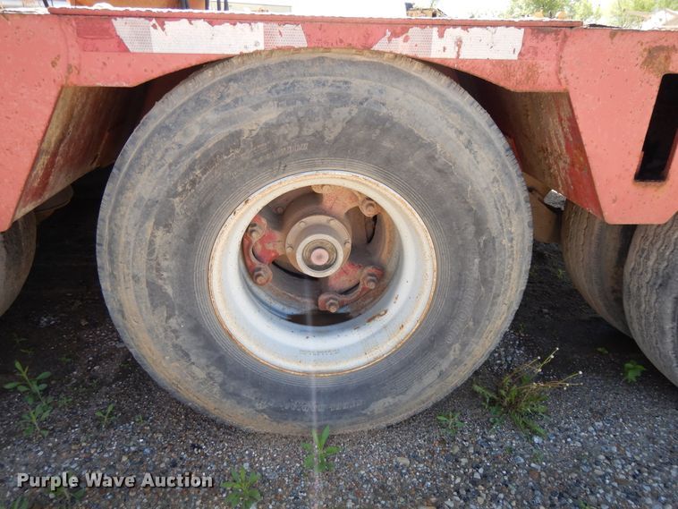 image for item DE5657 1985 Load King lowboy equipment trailer