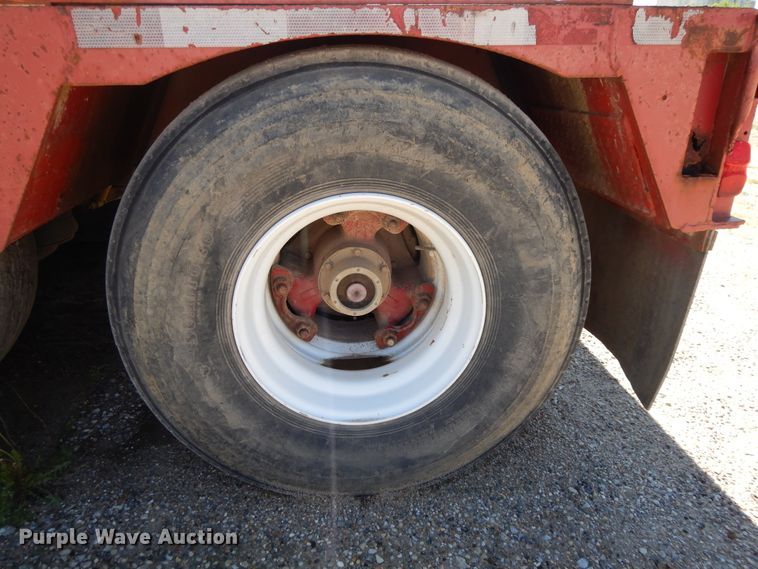 image for item DE5657 1985 Load King lowboy equipment trailer