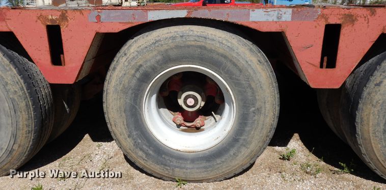 image for item DE5657 1985 Load King lowboy equipment trailer
