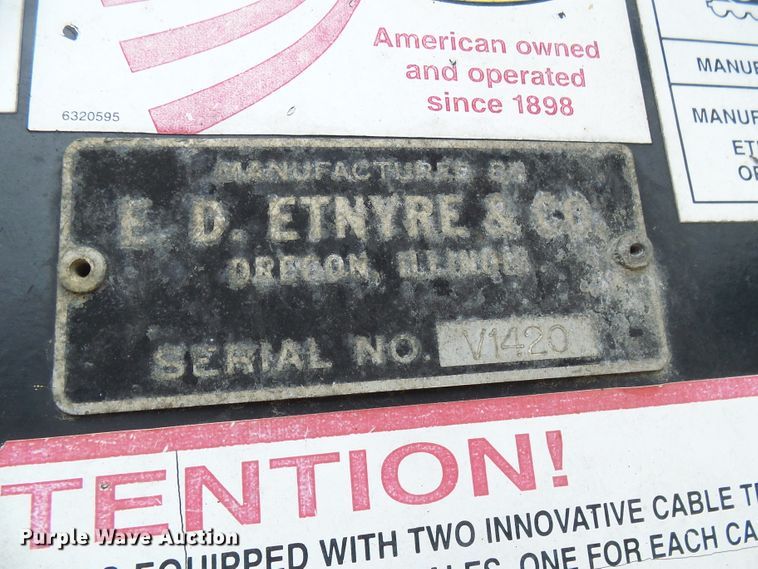 image for item DG1948 2007 Etnyre live bottom trailer