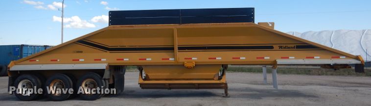 image for item DG4503 2007 Midland MG42 TC3000 bottom dump trailer