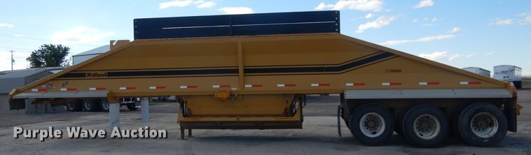 image for item DG4503 2007 Midland MG42 TC3000 bottom dump trailer