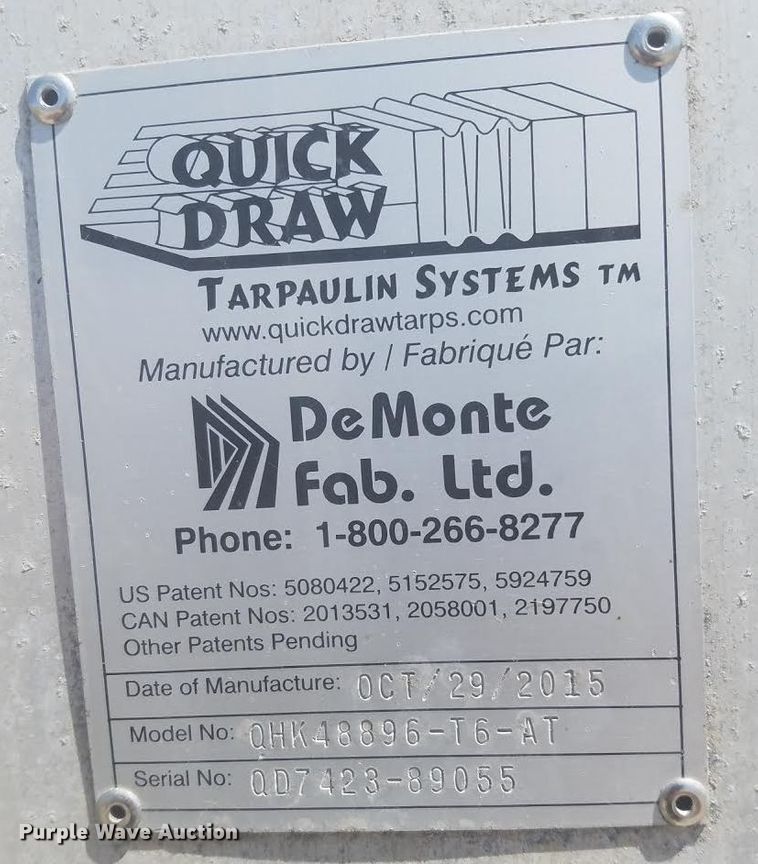 image for item DG5987 2006 Fontaine Renegade conestoga trailer