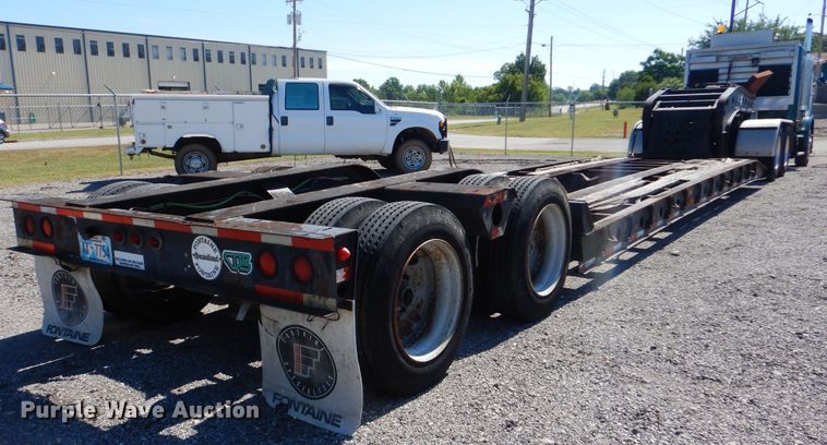 image for item DG8656 2002 Fontaine TA35NGB lowboy equipment trailer
