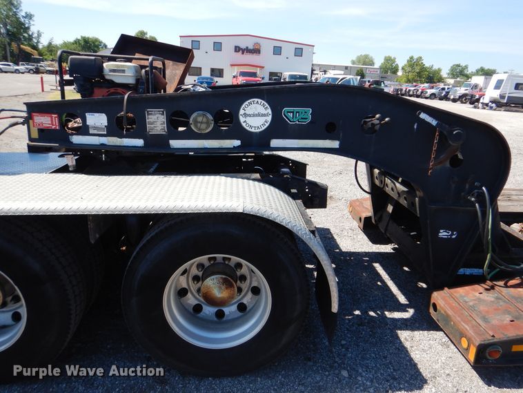 image for item DG8656 2002 Fontaine TA35NGB lowboy equipment trailer