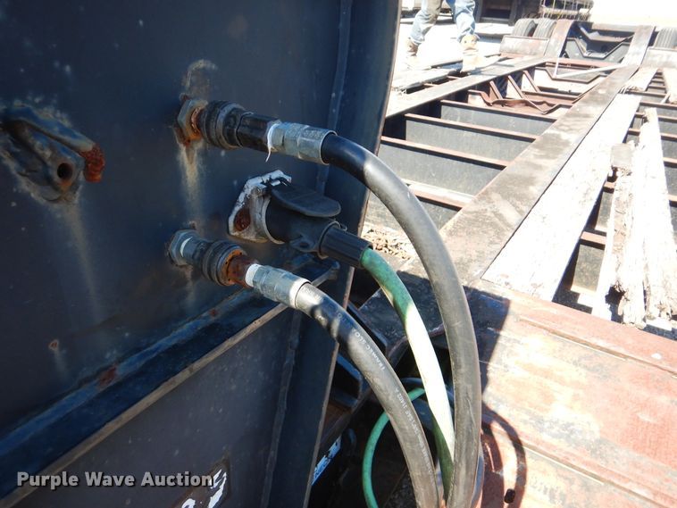 image for item DG8656 2002 Fontaine TA35NGB lowboy equipment trailer