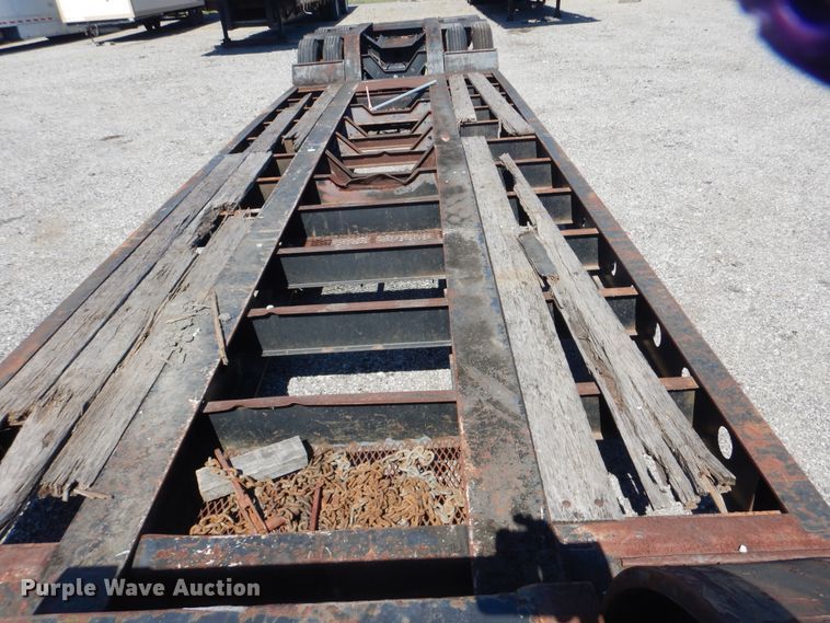image for item DG8656 2002 Fontaine TA35NGB lowboy equipment trailer