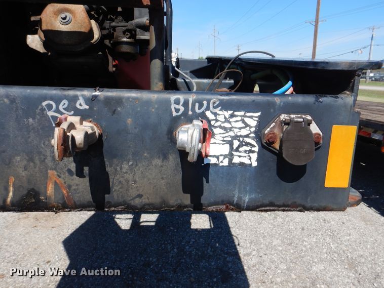 image for item DG8656 2002 Fontaine TA35NGB lowboy equipment trailer