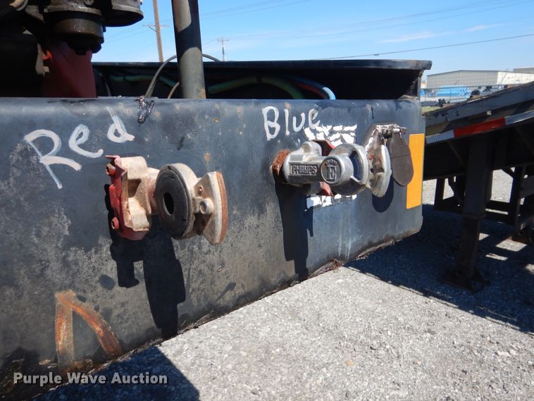 image for item DG8656 2002 Fontaine TA35NGB lowboy equipment trailer