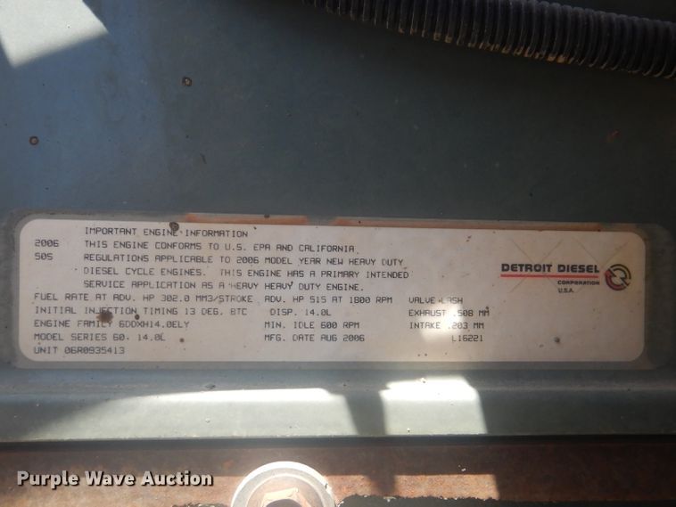 image for item DG8668 2007 Sterling A-Line  semi truck