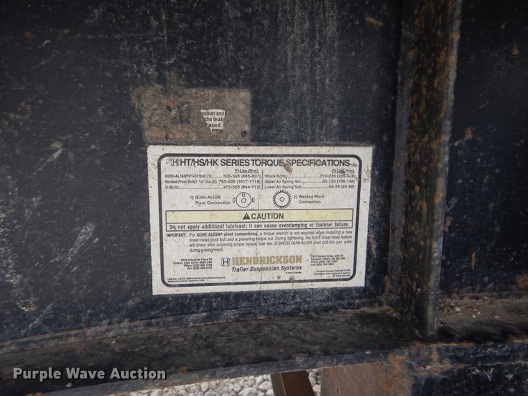 image for item DG8678 2000 Wilson CF900 flatbed trailer