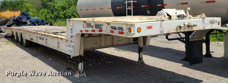 image for item EL9835 1993 Trail King TK100HT-483 lowboy equipment trailer
