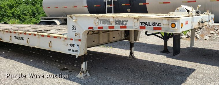 image for item EL9835 1993 Trail King TK100HT-483 lowboy equipment trailer