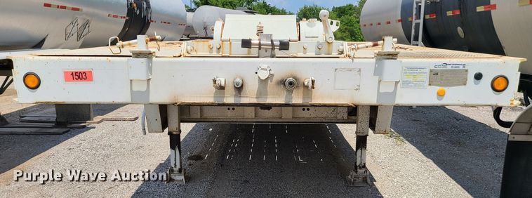 image for item EL9835 1993 Trail King TK100HT-483 lowboy equipment trailer