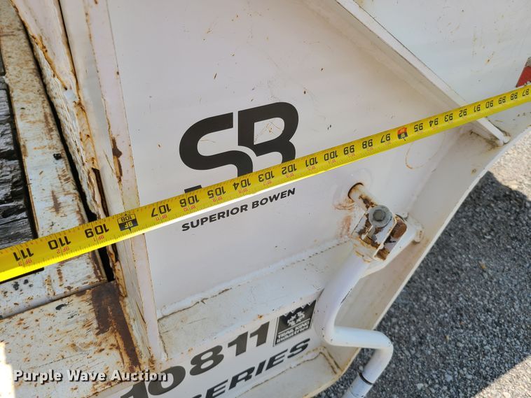 image for item EL9835 1993 Trail King TK100HT-483 lowboy equipment trailer