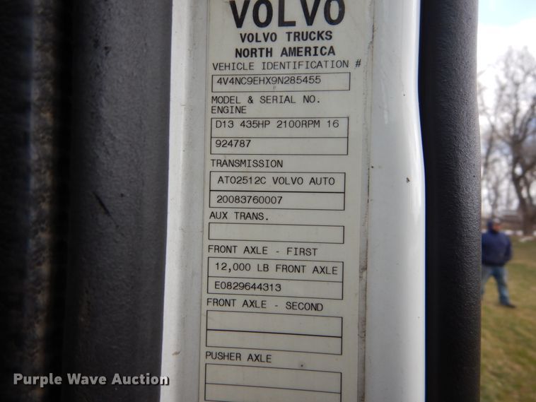 image for item FX9082 2009 Volvo VN  semi truck