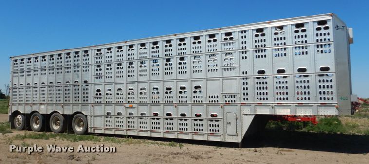 image for item GA9123 2008 Barrett livestock trailer