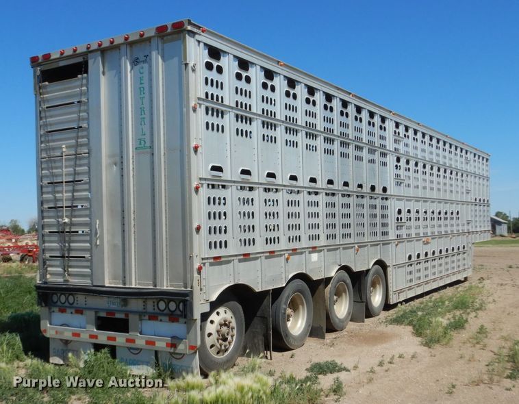 image for item GA9123 2008 Barrett livestock trailer