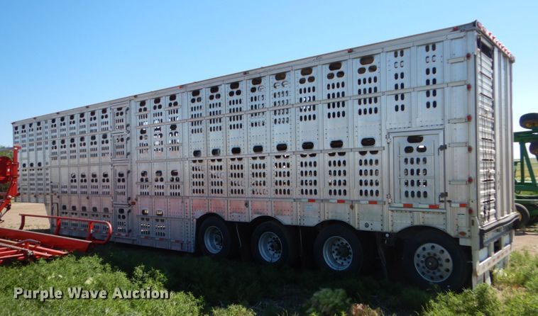 image for item GA9123 2008 Barrett livestock trailer
