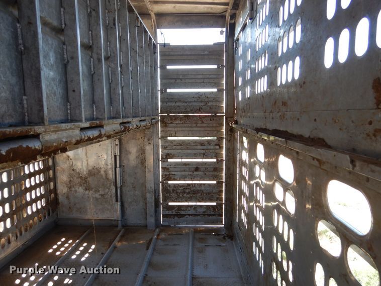 image for item GA9123 2008 Barrett livestock trailer