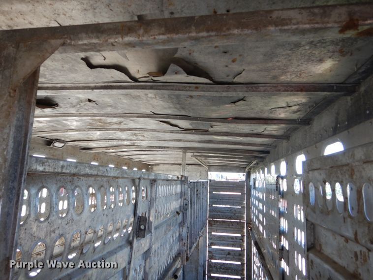 image for item GA9123 2008 Barrett livestock trailer