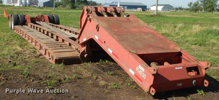 image for item GA9134 1996 Talbert TD41W-40-LRG-RA-1-11-EC22 low boy equipment trailer