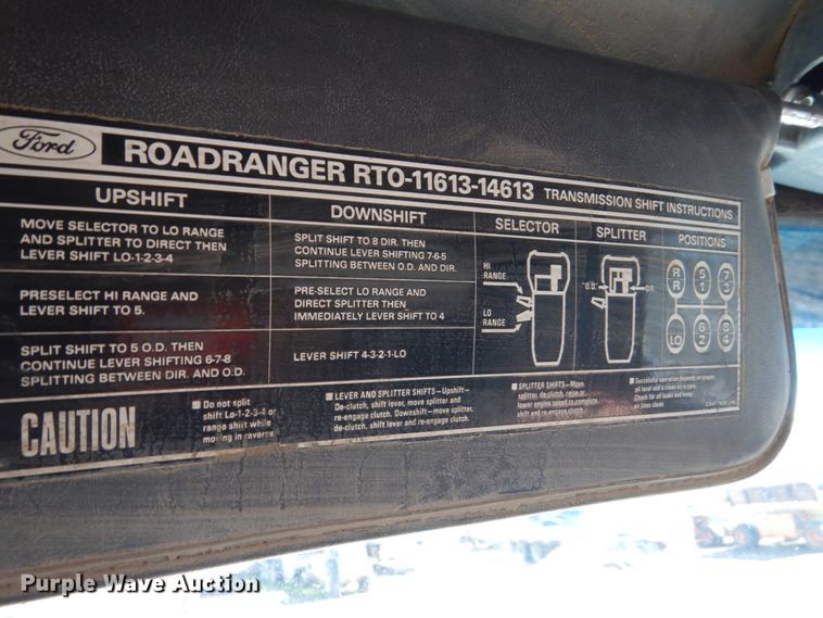 image for item GA9138 1987 Ford LTL9000  semi truck