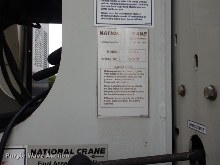 image for item GM9063 2011 Western Star 4900FA  crane truck
