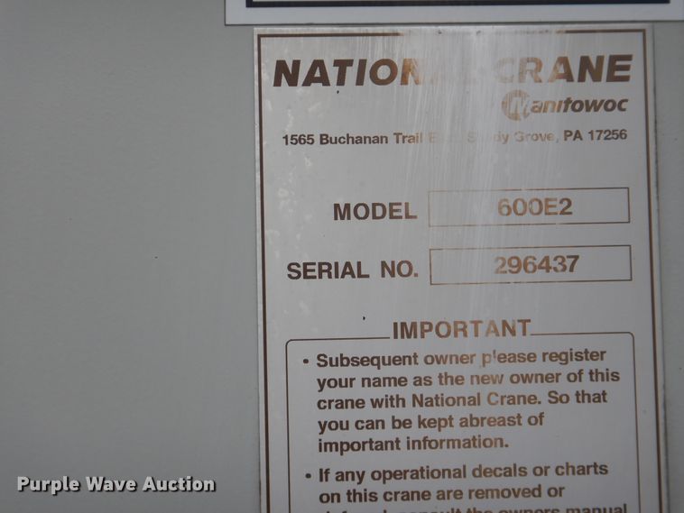 image for item GM9063 2011 Western Star 4900FA  crane truck