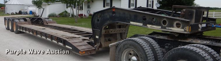 image for item HM9602 1996 Fontaine TB50NGB lowboy equipment trailer