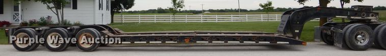 image for item HM9602 1996 Fontaine TB50NGB lowboy equipment trailer
