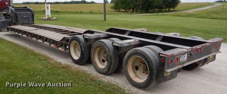 image for item HM9602 1996 Fontaine TB50NGB lowboy equipment trailer