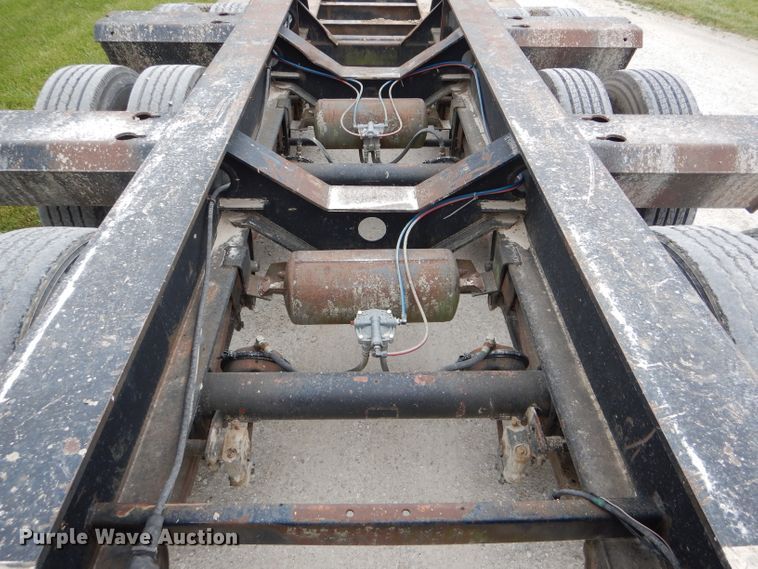 image for item HM9602 1996 Fontaine TB50NGB lowboy equipment trailer