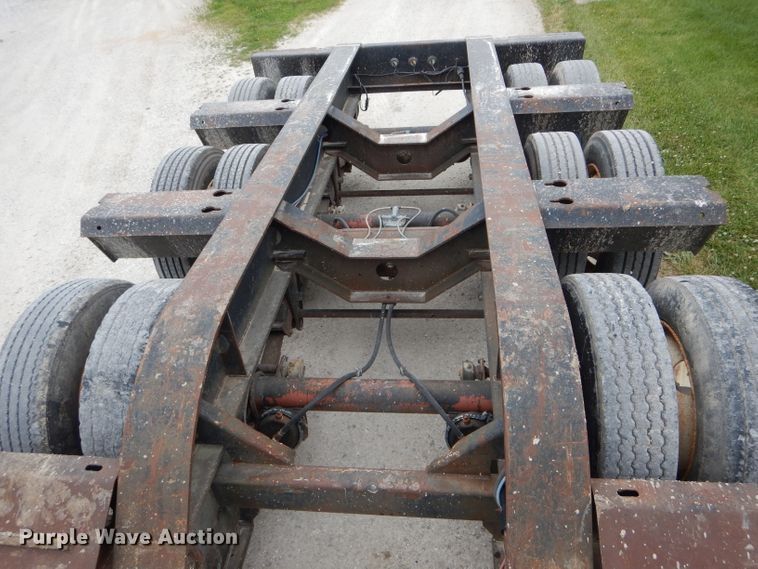 image for item HM9602 1996 Fontaine TB50NGB lowboy equipment trailer