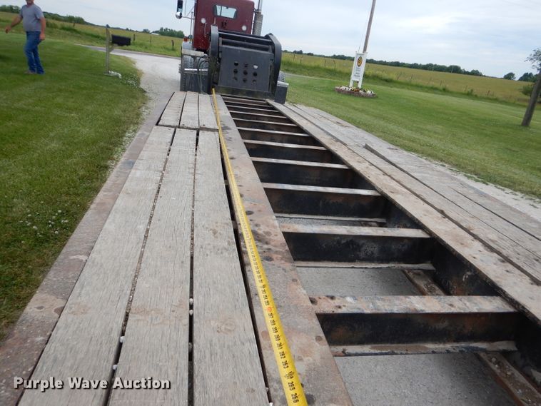 image for item HM9602 1996 Fontaine TB50NGB lowboy equipment trailer