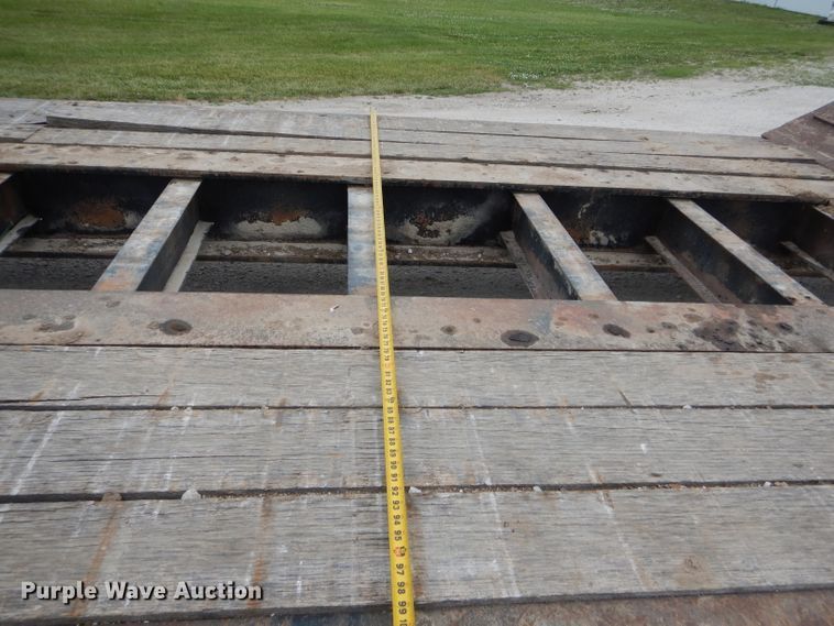 image for item HM9602 1996 Fontaine TB50NGB lowboy equipment trailer