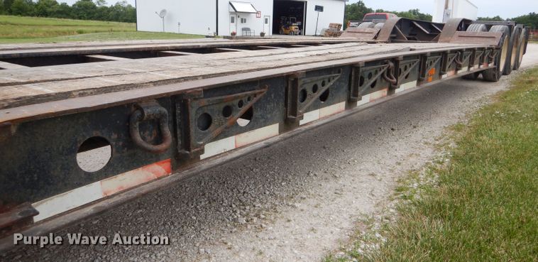 image for item HM9602 1996 Fontaine TB50NGB lowboy equipment trailer